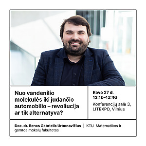 doc. dr. Benas Gabrielis Urbonavičius, KTU Matematikos ir gamtos mokslų fakultetas