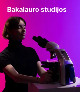 Rinkis bakalauro studijas Cheminės technologijos fakultete.