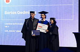 Verslo įvertinimas – KTU CTF studentams įteiktos mecenatų stipendijos