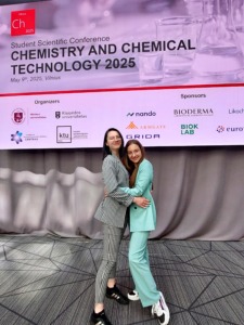 Eglė Maslauskaitė – Chemija ir Cheminė technologija 2025 konferencijoje Eglė Maslauskaitė – Chemija ir Cheminė technologija 2025 konferencijoje