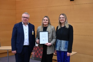 Enrika Lazickaitė ceremonijos metu