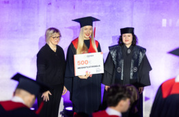 KTU CTF studentei įteikta mecenato stipendija už inovatyviausią magistro baigiamąjį projektą