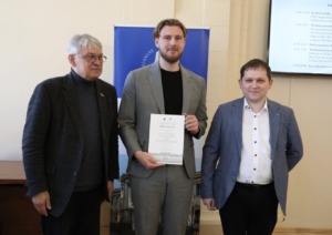 Domantas Lekavičius apdovanojimuose. Nuotraukos autorė &ndash; Virginija Valuckienė (LMA).