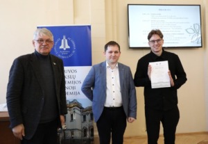 Ričardas Kleinauskas apdovanojimuose. Nuotraukos autorė &ndash; Virginija Valuckienė (LMA).